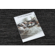 Tapis SIZAL SION cercle A5165A Mélange tissé à plat noir