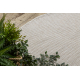 Tapis SIZAL SION cercle A5165A Mélange tissé à plat écru / crème