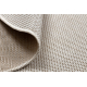 Tapis SIZAL SION cercle A5165A Mélange tissé à plat écru / crème
