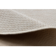 Tapis SIZAL SION cercle A5165A Mélange tissé à plat écru / crème