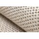 Tapis SIZAL SION cercle A5165A Mélange tissé à plat écru / crème