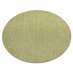 Koberec SISAL SION kruh A5165A Melange ploché tkanie zelená