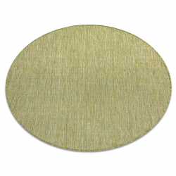 Teppich SISAL SION Kreis A5165A Melange flach gewebt grün