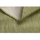 Tapis SIZAL SION cercle A5165A Mélange tissé à plat vert