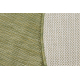 Tapis SIZAL SION cercle A5165A Mélange tissé à plat vert