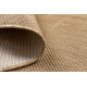 Tapis SIZAL SION cercle A5165A Mélange tissé à plat naturel