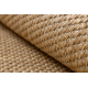 Tapis SIZAL SION cercle A5165A Mélange tissé à plat naturel
