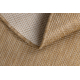 Tapis SIZAL SION cercle A5165A Mélange tissé à plat naturel