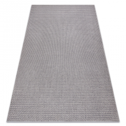 Тепих AURA E9787 сива - цик-цак, структурна, модеран