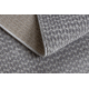 Paklājs AURA E9787 pelēks - Siļķu kaula raksts, chevron strukturāls, moderns