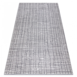 Kilimas AURA J1852A pilka - Linijos, struktūrinis, modernus