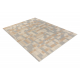 FLUX 461.117.SA130 vilnonis kilimas OSTA - Geometrinis, struktūrinis, lofto smėlio spalvos / pilkos spalvos 
