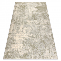 FLUX 461.121.SA991 ullteppe OSTA - Abstraksjon, strukturell, loft grønn / beige