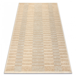 FLUX 461.124.SA110 uldtæppe OSTA - Geometrisk, strukturel, loft beige / creme