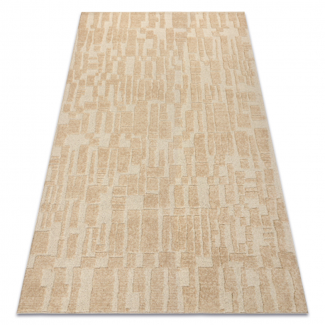 Moquette en laine FLUX 461.133.SA132 OSTA - Géométrique, structurelle, loft crème / beige