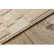 Moquette en laine FLUX 461.133.SA132 OSTA - Géométrique, structurelle, loft crème / beige