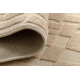Moquette en laine FLUX 461.133.SA132 OSTA - Géométrique, structurelle, loft crème / beige