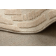 Moquette en laine FLUX 461.133.SA132 OSTA - Géométrique, structurelle, loft crème / beige