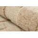 Moquette en laine FLUX 461.133.SA132 OSTA - Géométrique, structurelle, loft crème / beige