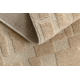 Moquette en laine FLUX 461.133.SA132 OSTA - Géométrique, structurelle, loft crème / beige
