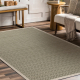 Moquette en laine FLUX 461.139.SA400 OSTA - Géométrique, structurelle, loft vert / beige 