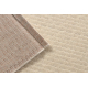 Uldtæppe TEXTURA 488.13.LA100 OSTA - Lines, geometrisk ramme, strukturelt creme