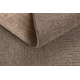 Vilnonis kilimas TEXTURA 488.20.LA600 OSTA - Linijos geometrinis, struktūrinis ruda