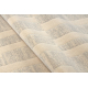 Вълнен килим TEXTURA 488.17.LA101 OSTA - геометрична, структурна сив / крем