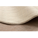 Tapis en laine TEXTURA 488.02.LA100 OSTA - Lignes, cadre géométrique structurel crème