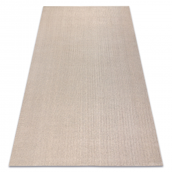 Tapis en laine TEXTURA 488.12.LA110 OSTA - Vagues, cadre géométrique structurel beige / gris