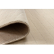 Vilnonis kilimas TEXTURA 488.01.LA100 OSTA - Linijos geometrinis, struktūrinis krem