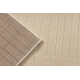 Vilnonis kilimas TEXTURA 488.01.LA100 OSTA - Linijos geometrinis, struktūrinis krem