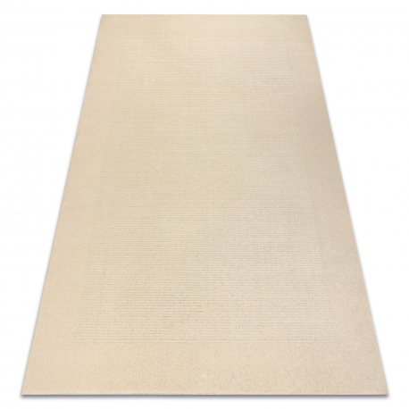 Vilnonis kilimas TEXTURA 488.04.LA101 OSTA - Linijos geometrinis, struktūrinis krem