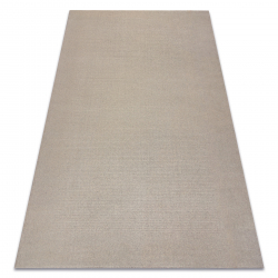 Wollteppich TEXTURA 488.04.LA110 OSTA - Linien, geometrisch strukturell grau / beige