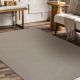 Alfombra de lana TEXTURA 488.04.LA110 OSTA - Pauta, marco geométrico estructural gris / beige