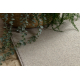 Alfombra de lana TEXTURA 488.04.LA110 OSTA - Pauta, marco geométrico estructural gris / beige