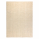 Vilnonis kilimas TEXTURA 488.05.LA100 OSTA - Linijos geometrinis, struktūrinis krem