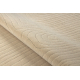 Vilnonis kilimas TEXTURA 488.05.LA100 OSTA - Linijos geometrinis, struktūrinis krem