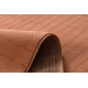 Covor de lana TEXTURA 488.05.LA000 OSTA - Linii, geometrică structural teracotă
