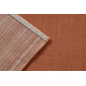 Vlnený koberec TEXTURA 488.05.LA000 OSTA - Línie, geometrický rám štrukturálny terakota