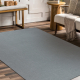 Tapis en laine TEXTURA 488.07.LA500 OSTA - Motif de tissage structurel gris