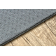 Tapis en laine TEXTURA 488.07.LA500 OSTA - Motif de tissage structurel gris
