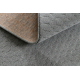 Tapis en laine TEXTURA 488.07.LA500 OSTA - Motif de tissage structurel gris