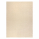 Uldtæppe TEXTURA 488.10.LA100 OSTA - Lines, geometrisk ramme, strukturelt creme