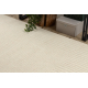 Alfombra de lana TEXTURA 488.10.LA100 OSTA - Pauta, marco geométrico estructural crema