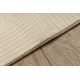 Alfombra de lana TEXTURA 488.10.LA100 OSTA - Pauta, marco geométrico estructural crema