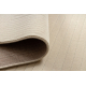 Wollteppich TEXTURA 488.10.LA100 OSTA - Linien, geometrisch strukturell creme