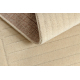 Tappeto in lana TEXTURA 488.10.LA100 OSTA - Linee, geometrica strutturale crema