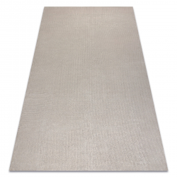 Vilnonis kilimas TEXTURA 488.16.LA110 OSTA - Linijos geometrinis, struktūrinis pilka / smėlio spalvos