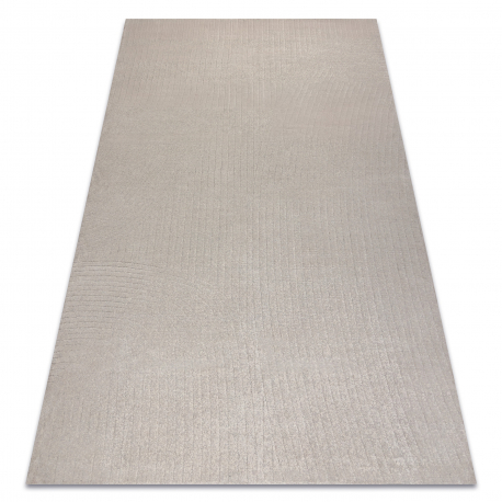 Alfombra de lana TEXTURA 488.16.LA110 OSTA - Pauta, geométrico estructural gris / beige